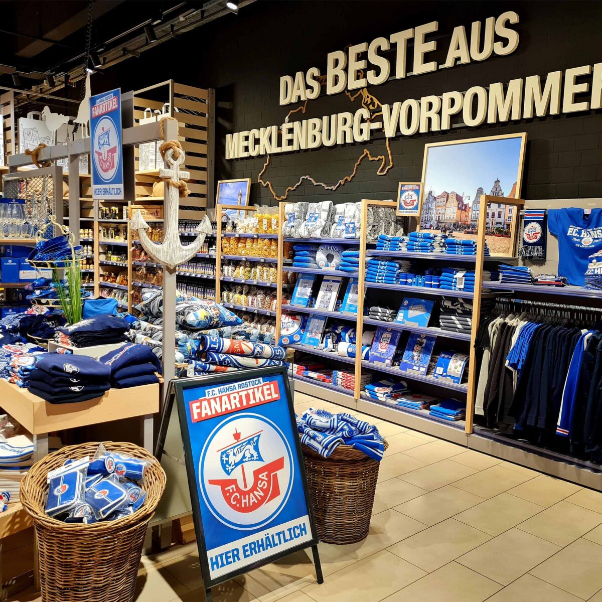 Offizieller F.C. Hansa Rostock Fanshop im E center Warnow Park