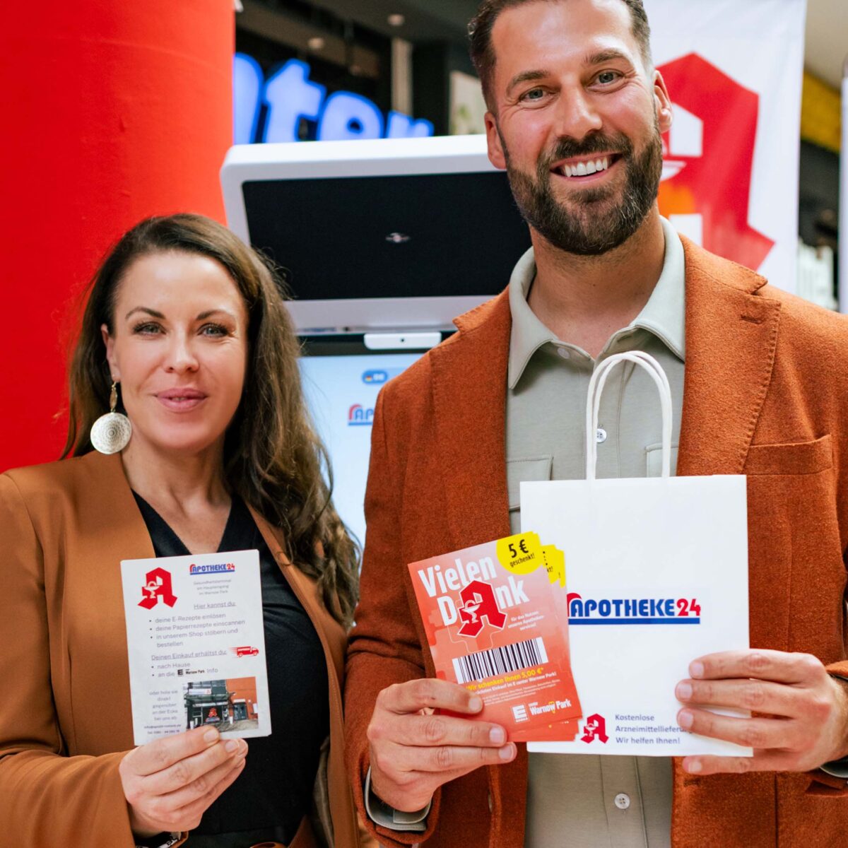 Kooperation zwischen dem E center Warnow Park und der Apotheke 24 in Rostock Lütten Klein.