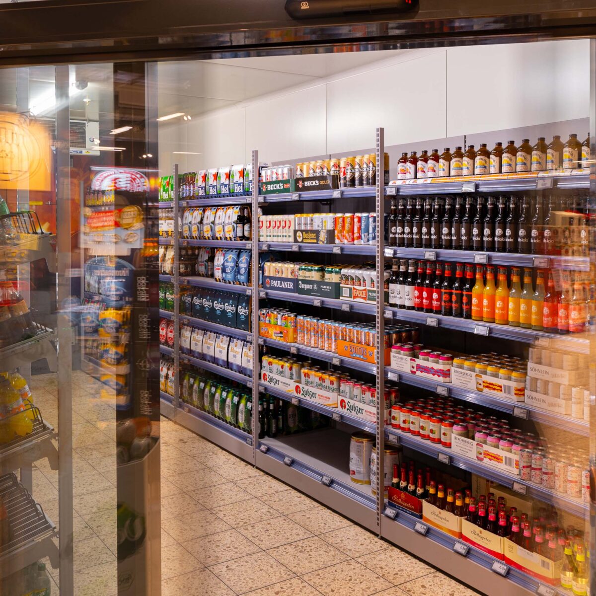 Begehbarer Kühlschrank im E center Warnow Park