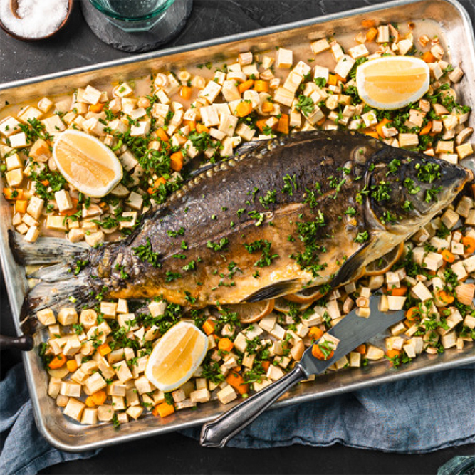 Rezept Gebackener Karpfen