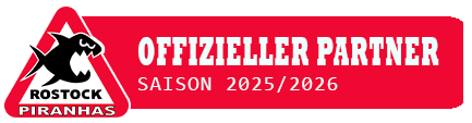 Offizieller Partner der Rostock Piranhas